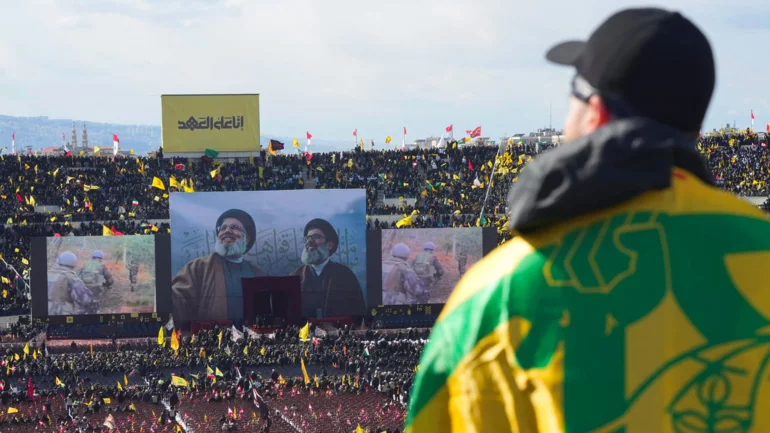 Massive crowds mourn Hezbollah's slain leader Nasrallah