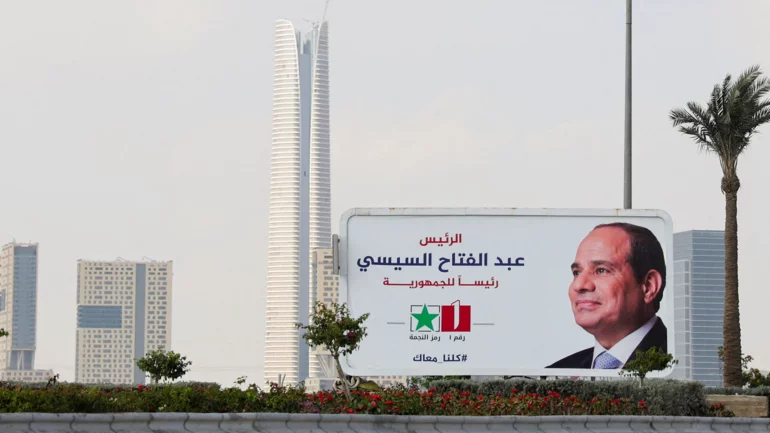 Reelected to third term, Sisi is authoritarian leader with penchant for bridges