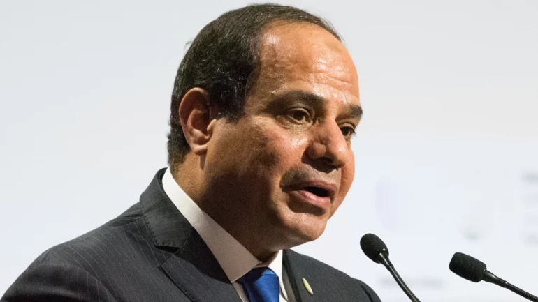 Egypt’s leader declares Trump as sole hope for peace in the region