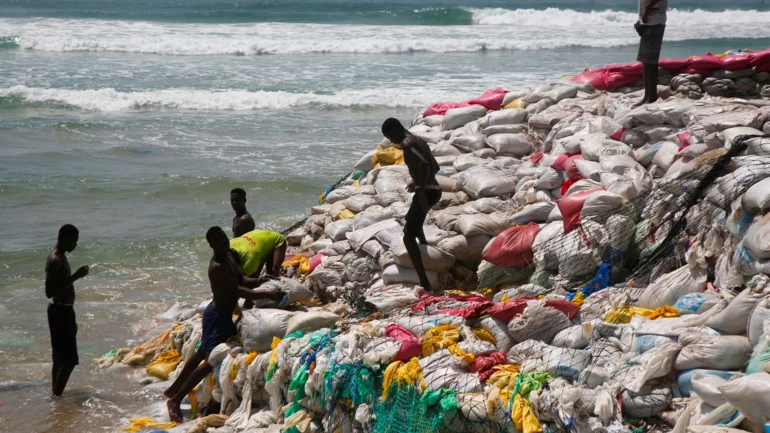Ivory Coast tourist haven battles coastal erosion and rogue waves