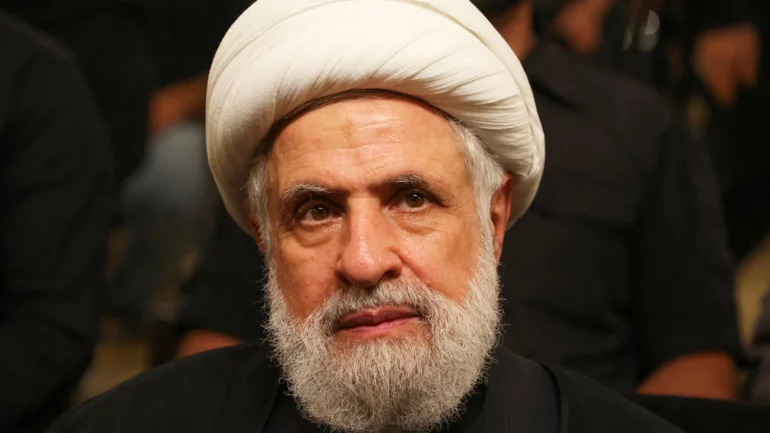 Hezbollah deputy chief backs Lebanon ceasefire efforts, omits mention of Gaza deal