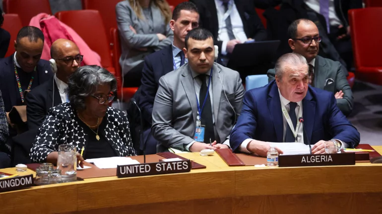 US casts third veto of UN action since start of Israel-Hamas war