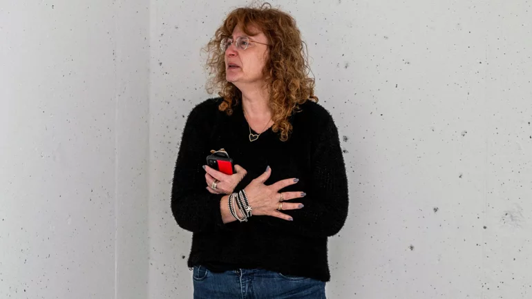 In shelter where Hamas killed trapped Israelis: smell of blood and a mother's grief