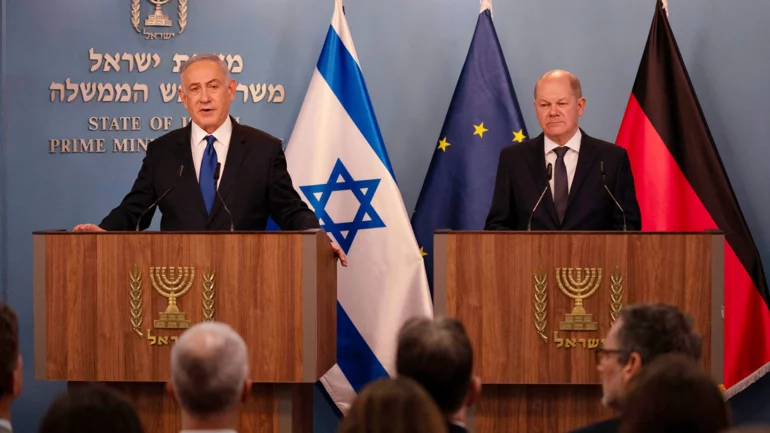 Scholz to Netanyahu: cannot stand by as Palestinians risk starvation