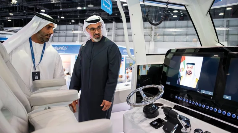 Crown Prince of Abu Dhabi explores innovations at international boat show