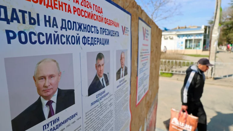 Who is on and off the ballot in Russia's presidential election?