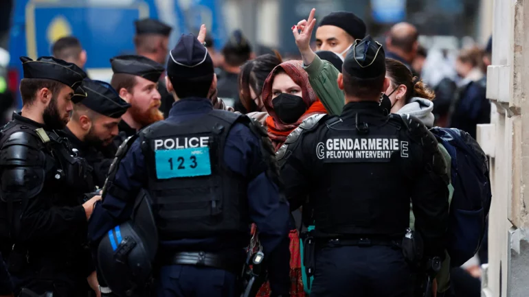 French police evacuate pro-Palestinian students from Sciences Po after overnight sit-in