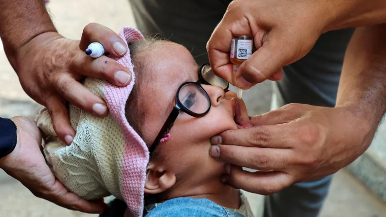 UN welcomes progress in Gaza polio campaign