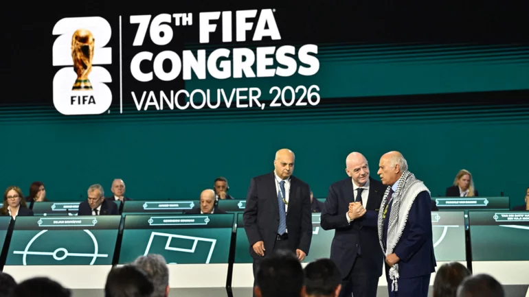 Palestinian football chief clashes with Israeli official at FIFA