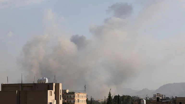 Israel strikes Yemen's Sanaa a day after Eilat drone attack, Houthi-run TV says