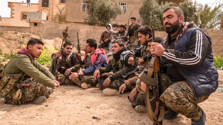 Kurdish-led SDF say five members killed during attack by Islamic State in Syria