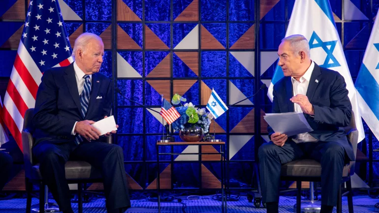 Biden alludes to disagreements with Israel's Netanyahu