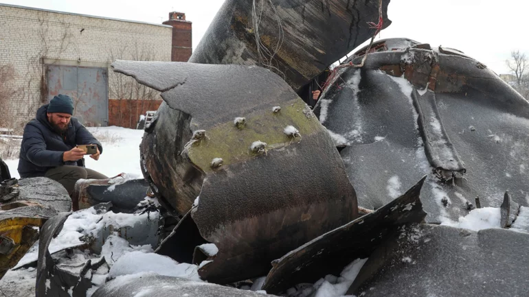 Ukraine shows evidence Russia fired North Korea missile at Kharkiv