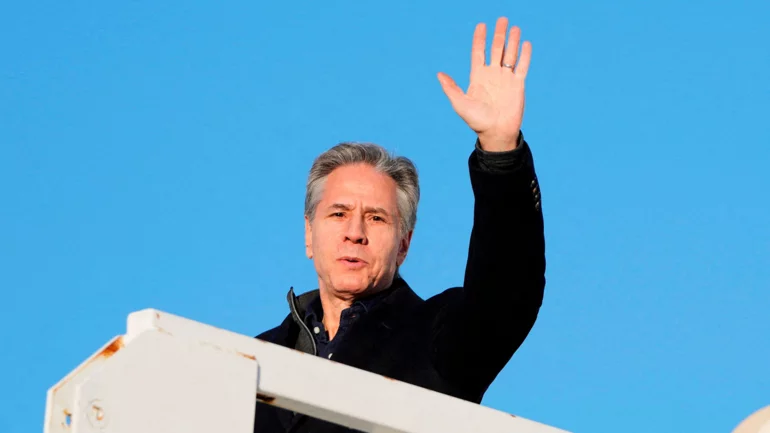 Top US diplomat Blinken arrives in Saudi Arabia, first stop on Mideast trip