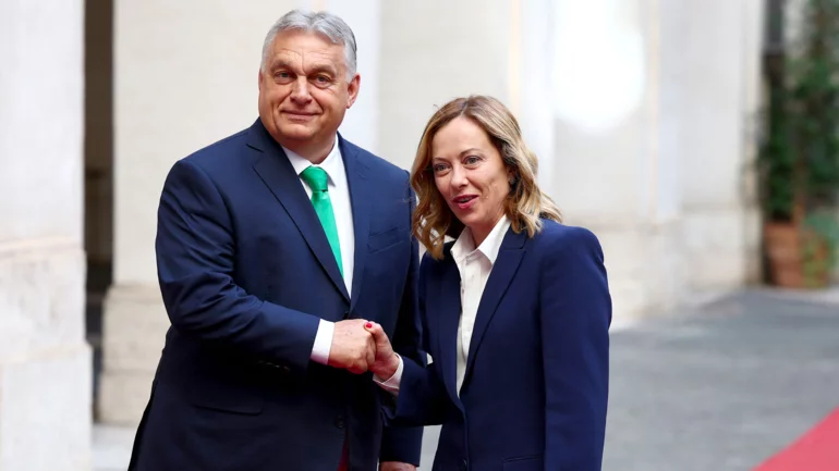 Hungary's Orban says Meloni is 'Christian sister' who shares cultural roots