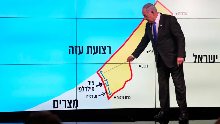 Netanyahu says Israel must control Philadelphi corridor in Gaza